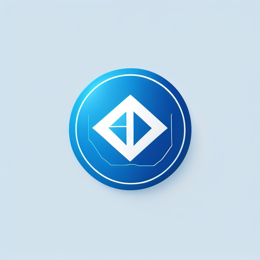 Linear minimalist fintech logo