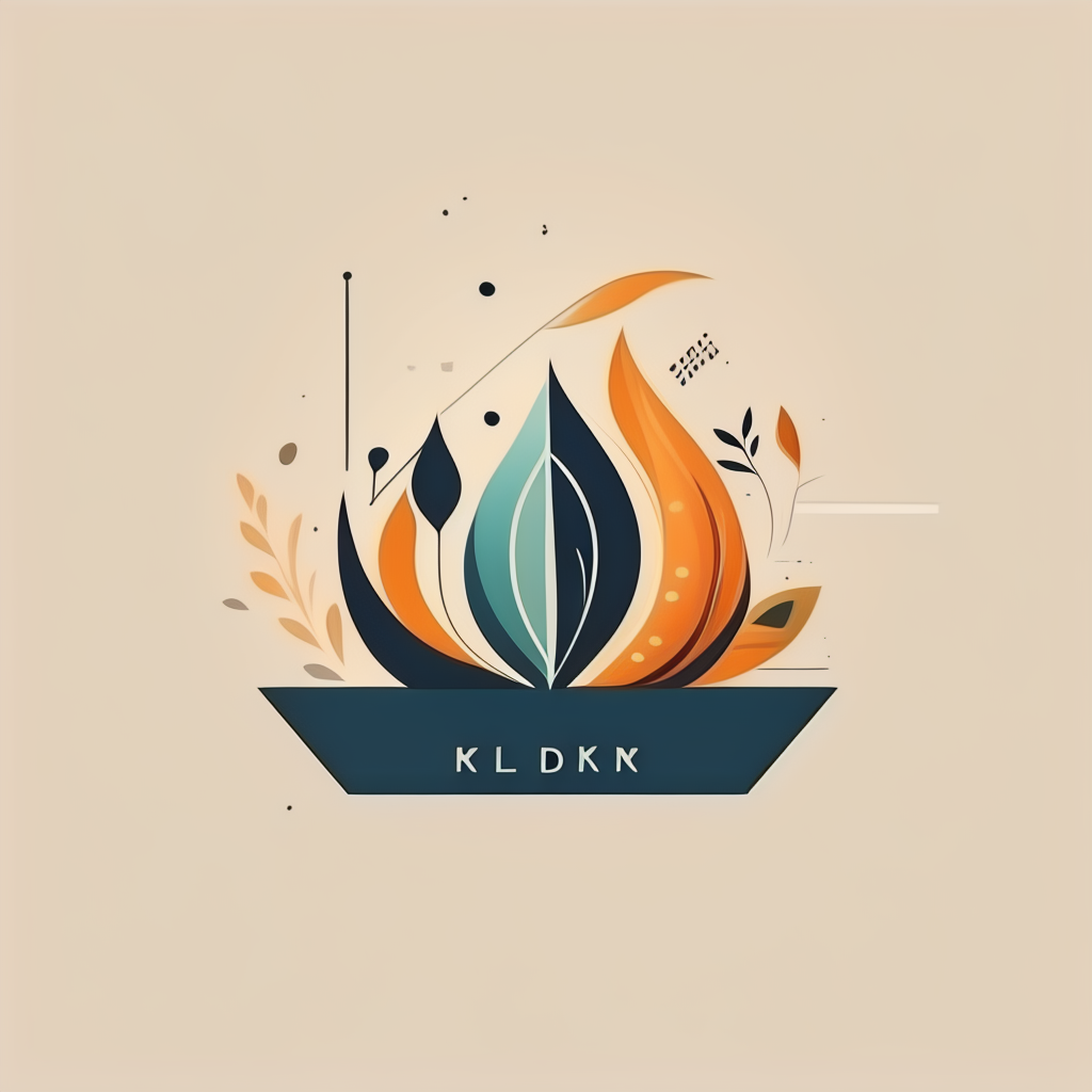 Handwritten + geometric lifestyle logo